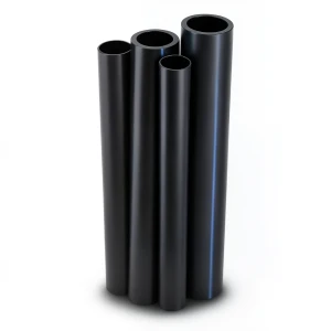 أنابيب HDPE الراجحي PE 80 ضغط 10 بار قطر 315 مم سمك 23.2 مم أسود