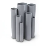 UPVC Pipes Nominal Pressure 10 Bar Outside Diameter 110 mm Thickness 5.3 mm Gray