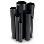 مواسير UPVC ضغط اسمي 10 بار قطر خارجي 110 مم سمك 5.3 مم لون اسود