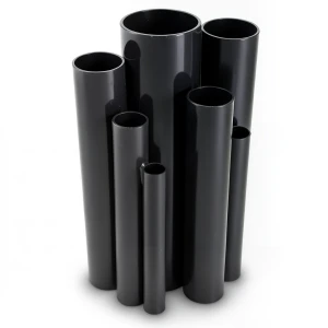 مواسير UPVC ضغط اسمي 10 بار قطر خارجي 110 مم سمك 5.3 مم لون اسود
