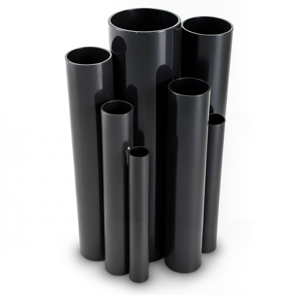 UPVC Pipes Nominal Pressure 10 Bar Outside Diameter 110 mm Thickness 5.3 mm Black