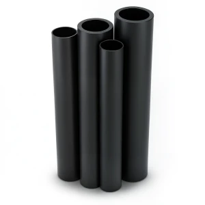 أنابيب HDPE PE 80 ضغط 10 بار قطر خارجي 355 مم سمك 26.1 مم لون أسود