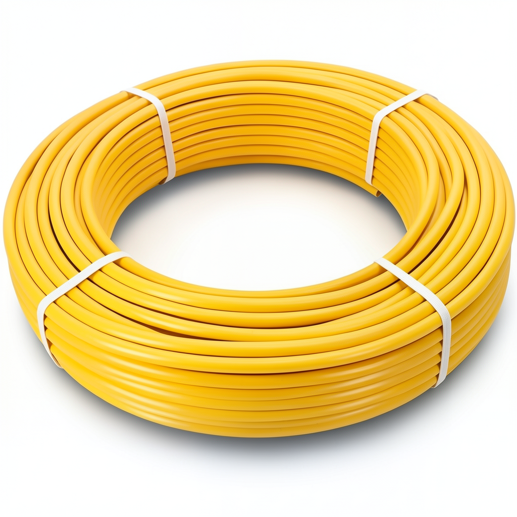 HDPE Pipes PE 100 Pressure 6 Bar 125 mm OD Thickness 7.1 mm Yellow
