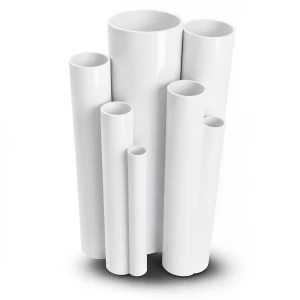 مواسير UPVC ضغط اسمي 16 بار قطر خارجي 110 مم سمك 8.2 مم لون أبيض