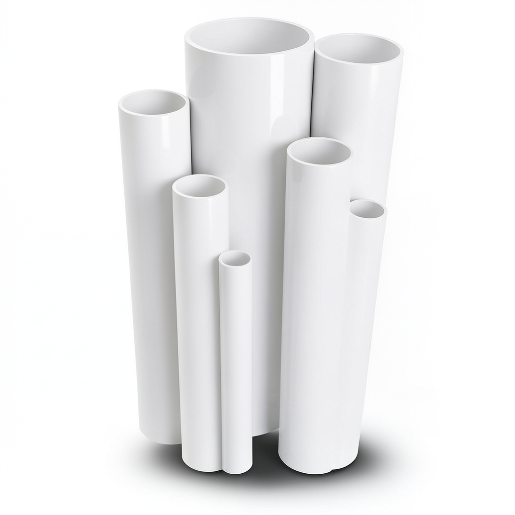 UPVC Pipes Nominal Pressure 16 Bar Outside Diameter 110 mm Thickness 8.2 mm White