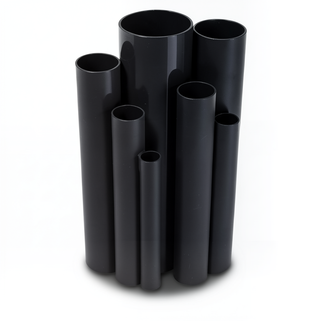 UPVC Pipes Pressure 16 Bar Outside Diameter 110 mm Thickness 8.2 mm Black