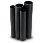 أنابيب HDPE PE 80 ضغط 10 بار قطر خارجي 560 مم سمك 41.2 مم لون أسود