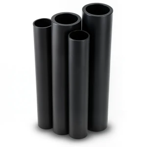 أنابيب HDPE PE 80 ضغط 10 بار قطر خارجي 560 مم سمك 41.2 مم لون أسود