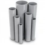 مواسير UPVC  التقنيه العصريه  ضغط 8.6 بار  مقاس ¼ 1  إنش سمك 1.52 مم لون رمادي
