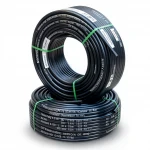 أنابيب HDPE نيبروبلاست PE 100 ضغط 16 بار قطر خارجي 75 مم سمك 6.8 مم لون اسود