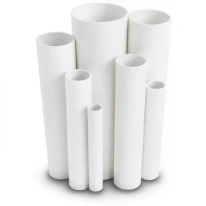 مواسير UPVC ضغط اسمي 10 بار قطر خارجي 125 مم سمك 6 مم أبيض