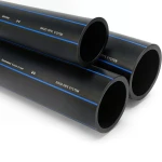 أنابيب HDPE السعودي PE 100 ضغط 6 بار قطر خارجي 90 مم سمك 3.5 مم لون اسود | مصنع أنظمة الانابيب السعودي (SPS)