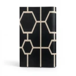 Geometric Wallpaper Length 10 m Black with Beige, Model Z80023