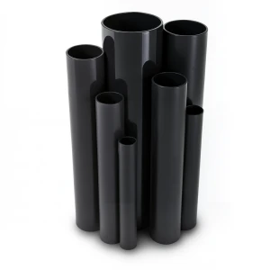 مواسير UPVC ضغط 10 بار قطر خارجي 125 مم سمك 6 مم لون اسود