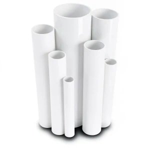 مواسير UPVC ضغط 16 بار قطر خارجي 125 مم سمك 9.3 مم لون أبيض