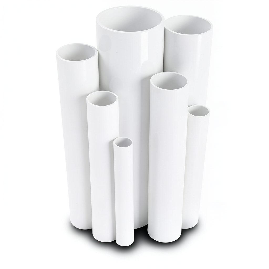 UPVC Pipes Nominal Pressure 16 Bar Outside Diameter 125 mm Thickness 9.3 mm White