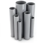 UPVC Pipes Nominal Pressure 16 Bar Outside Diameter 125 mm Thickness 9.3 mm Gray
