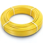 أنابيب HDPE الراجحي PE 100 ضغط 6 بار قطر خارجي 75 مم سمك 4.3 مم لون أصفر