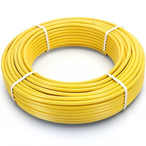 أنابيب HDPE الراجحي PE 100 ضغط 6 بار قطر خارجي 75 مم سمك 4.3 مم لون أصفر