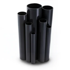 UPVC Pipes 16 Bar Pressure 125 mm Diameter 9.3 mm Thickness Black