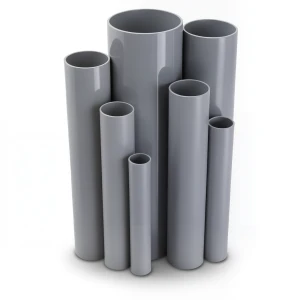 UPVC Pipes Nominal Pressure 10 Bar Outside Diameter 110 mm Thickness 5.3 mm Gray