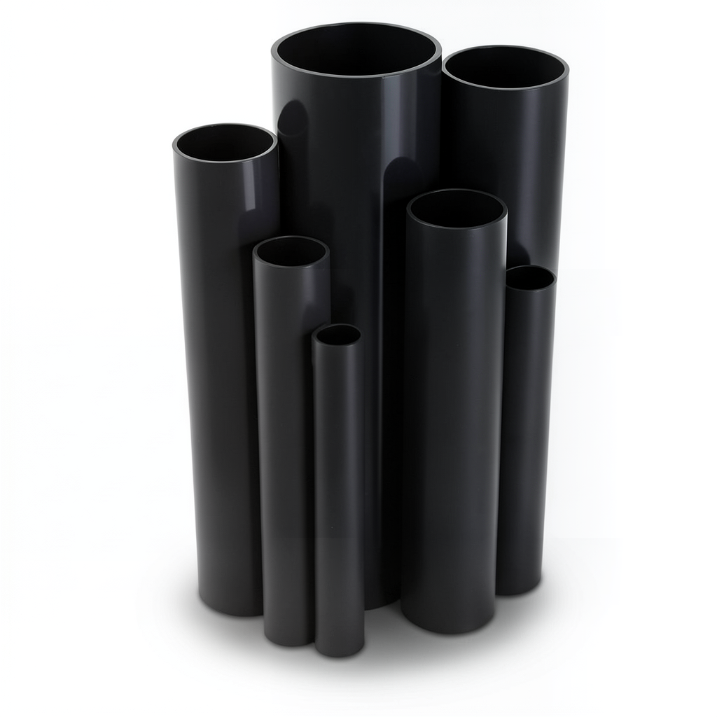 UPVC Pipes Nominal Pressure 10 Bar Outside Diameter 110 mm Thickness 5.3 mm Black