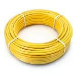 أنابيب HDPE الراجحي PE 100 ضغط 6 بار قطر خارجي 110 مم سمك 6.3 مم لون أصفر