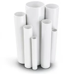 مواسير UPVC ضغط اسمي 16 بار قطر خارجي 110 مم سمك 8.2 مم لون أبيض