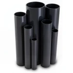 مواسير UPVC ضغط 16 بار قطر خارجي 110 مم سمك 8.2 مم لون اسود