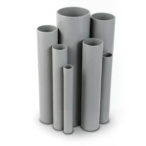 UPVC Pipes Pressure 4 Bar Outside Diameter 125 mm Thickness 2.5 mm Gray