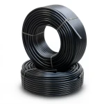 أنابيب HDPE PE 80 ضغط 4.8 بار قطر 16 مم سمك 2.3 مم أسود