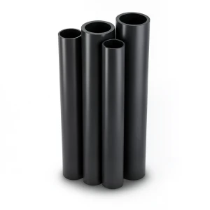 HDPE Pipes PE 80 Pressure 10 Bar Outside Diameter 355 mm Thickness 26.1 mm Black