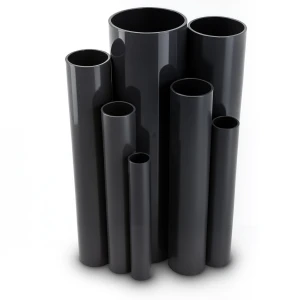 UPVC Pipes Nominal Pressure 4 Bar Outside Diameter 125 mm Thickness 2.5 mm Black