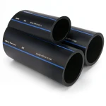 SPS HDPE Pipe PE 100 Pressure 10 Bar Outside Diameter 110 mm Thickness 6.6 mm Black Color | Saudi Pipes Systems (SPS)
