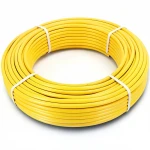 أنابيب HDPE الراجحي  PE 80 ضغط 8 بار قطر خارجي 125 مم سمك 11.4 مم لون أصفر 