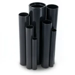 مواسير UPVC ضغط 10 بار قطر خارجي 125 مم سمك 6 مم لون اسود