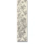 Patterned Wall Paper 10m×0.70m Beige with Gray Color, Model 12066