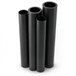 HDPE Pipes PE 80 Pressure 10 Bar Diameter 630 mm Thickness 46.3 mm Black