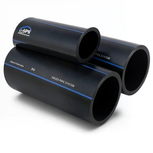 أنابيب HDPE السعودي PE 100 ضغط 10 بار قطر خارجي 125 مم سمك 7.4 مم لون أسود | مصنع أنظمة الانابيب السعودي (SPS)