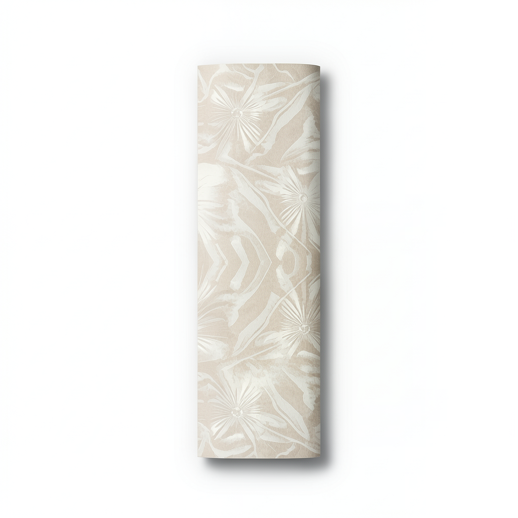 Patterned WallPaper 10m×0.70m Beige Color, Model 12068