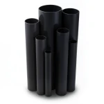 UPVC Pipes 16 Bar Pressure 125 mm Diameter 9.3 mm Thickness Black