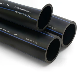 SPS HDPE Pipes PE 100 Pressure 6 Bar Outside Diameter 90 mm Thickness 3.5 mm Black | Saudi Pipes Systems (SPS)
