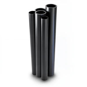 أنابيب HDPE PE 80 ضغط 4.8 بار قطر خارجي 160 مم سمك 9.1 مم لون أسود