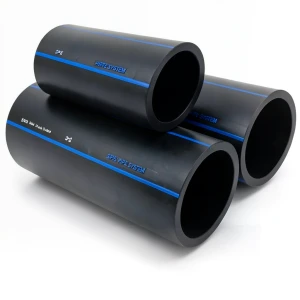 أنابيب HDPE السعودي PE 100 ضغط 16 بار قطر خارجي 140 مم سمك 12.7 مم لون اسود | مصنع أنظمة الانابيب السعودي (SPS)
