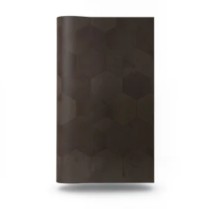 Italian Wallpaper Dark Brown Geometric Design, Roll Length 10 m