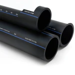 SPS HDPE Pipes PE 100 Pressure 6 Bar Outside Diameter 110 mm Thickness 4.2 mm Black | Saudi Pipes Systems (SPS)