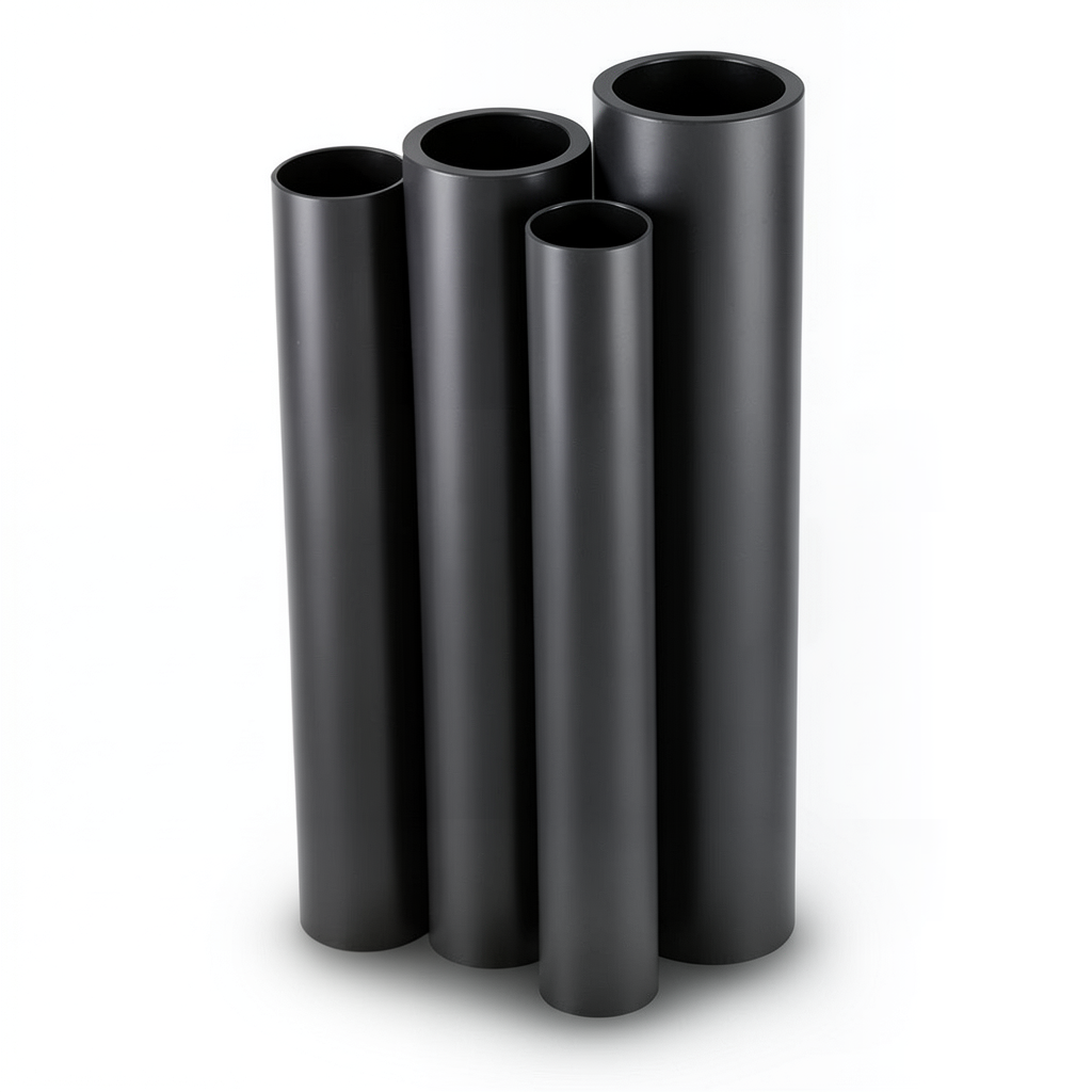 Al-Rajhi HDPE Pipes PE 80 Pressure 10 Bar Outside Diameter 710 mm Thickness 52.2 mm Black