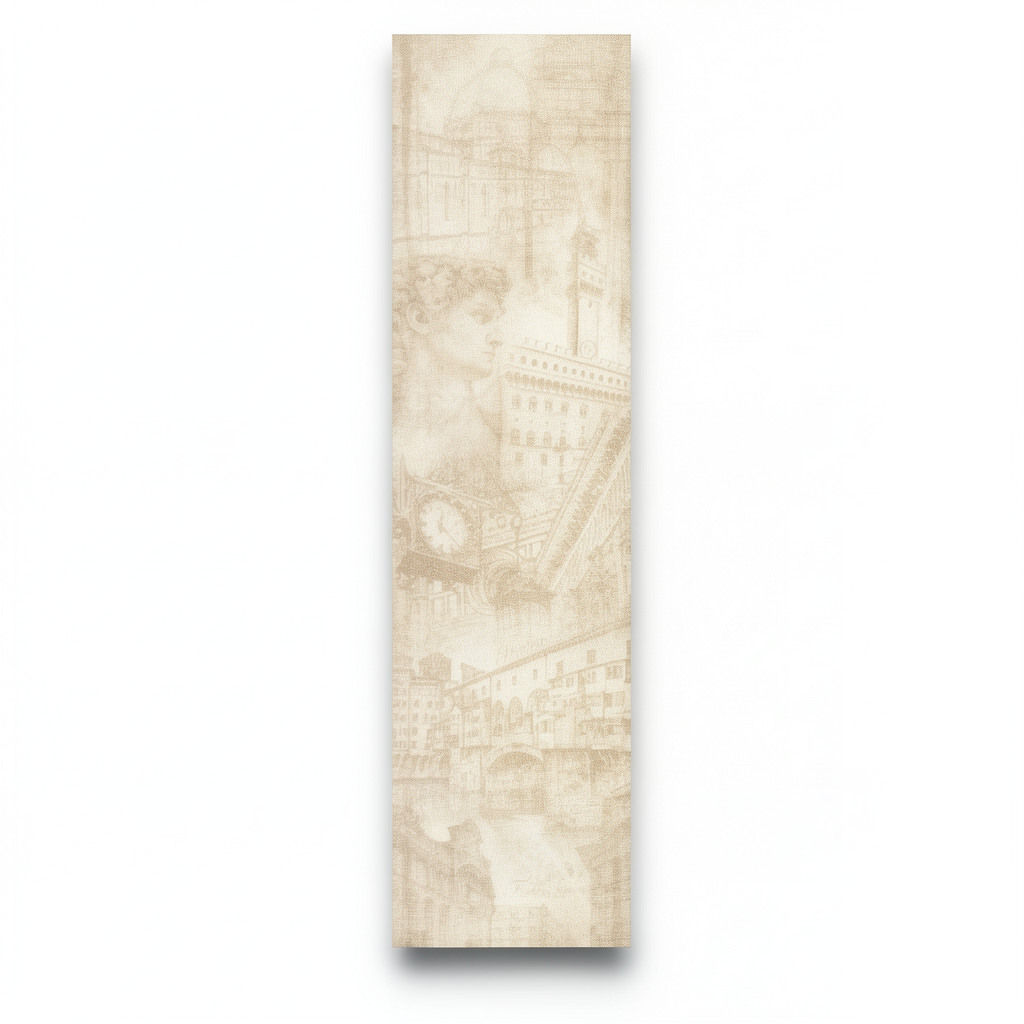 Italian Wall Covering Beige Color, Size 10m×0.70m, Model 12065
