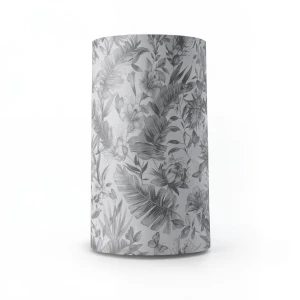 Italian Wallpaper Floral Design Roll Length 10 m Gray Color