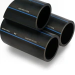 أنابيب HDPE السعودي PE 100 ضغط 6 بار قطر خارجي 90 مم سمك 3.5 مم لون اسود | مصنع أنظمة الانابيب السعودي (SPS)